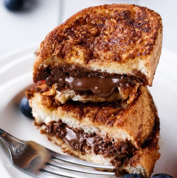 nutella stuffed churro french toast